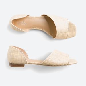 Market and Spruce Aletta Raffia flat sandal